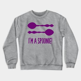 I'm A Spoonie! (Pink) Crewneck Sweatshirt
